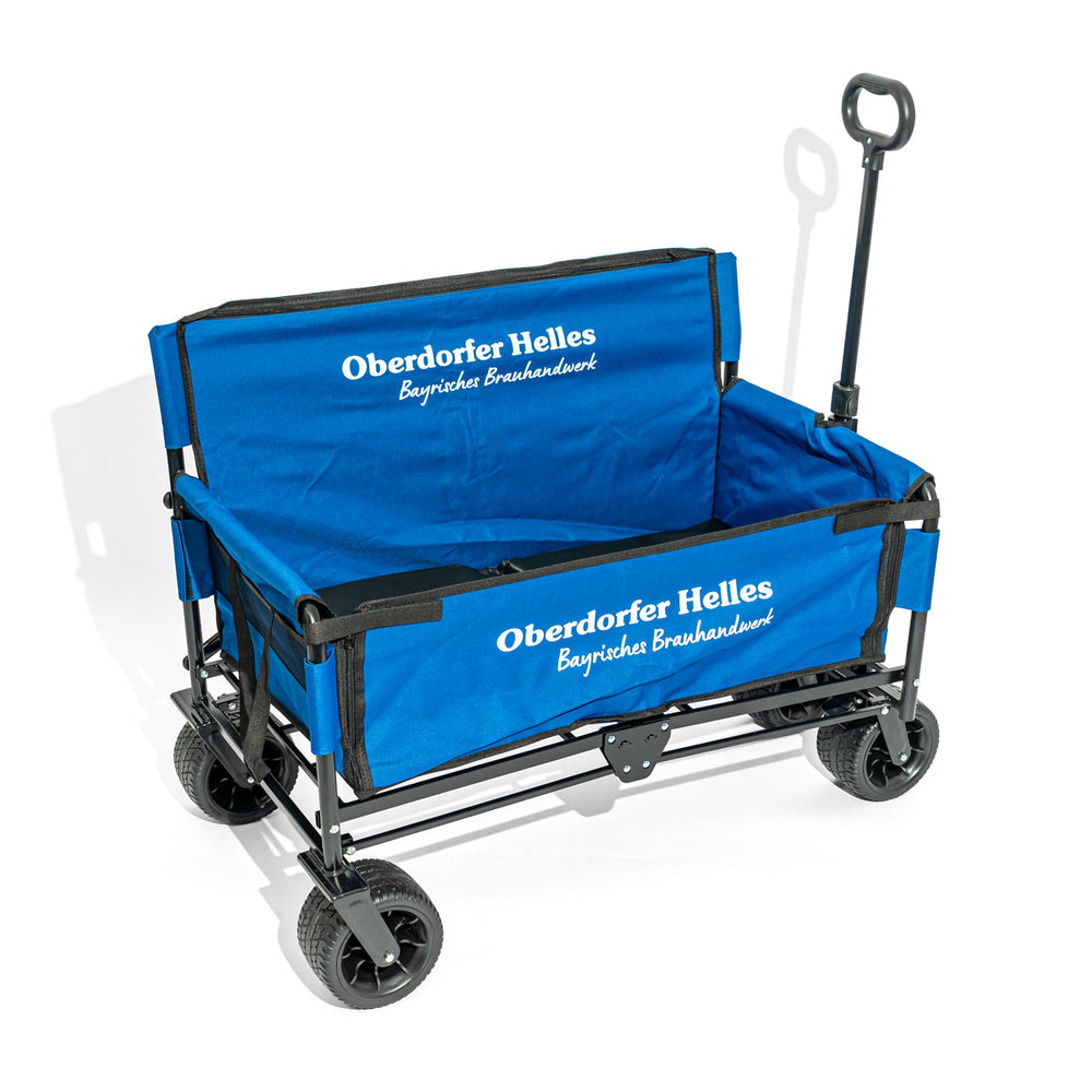 Obersdorfer Bier Bollerwagen Składana ławka Offroad Wózek plażowy 150 kg