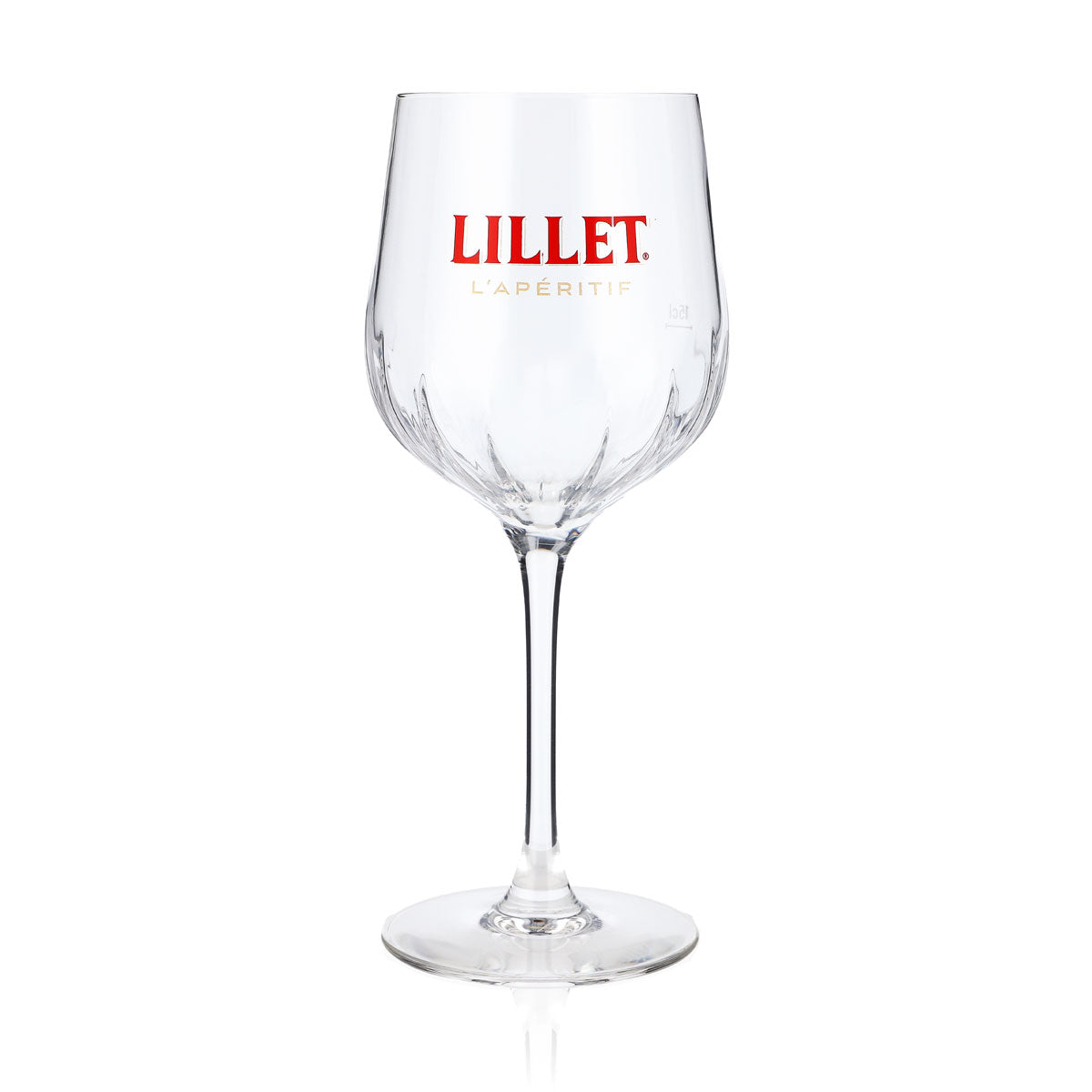 Oryginalny kieliszek Lillet Signature 0,45 l Kieliszek do aperitifu z podziałką i eleganckim reliefowym wzorem – Widok 2