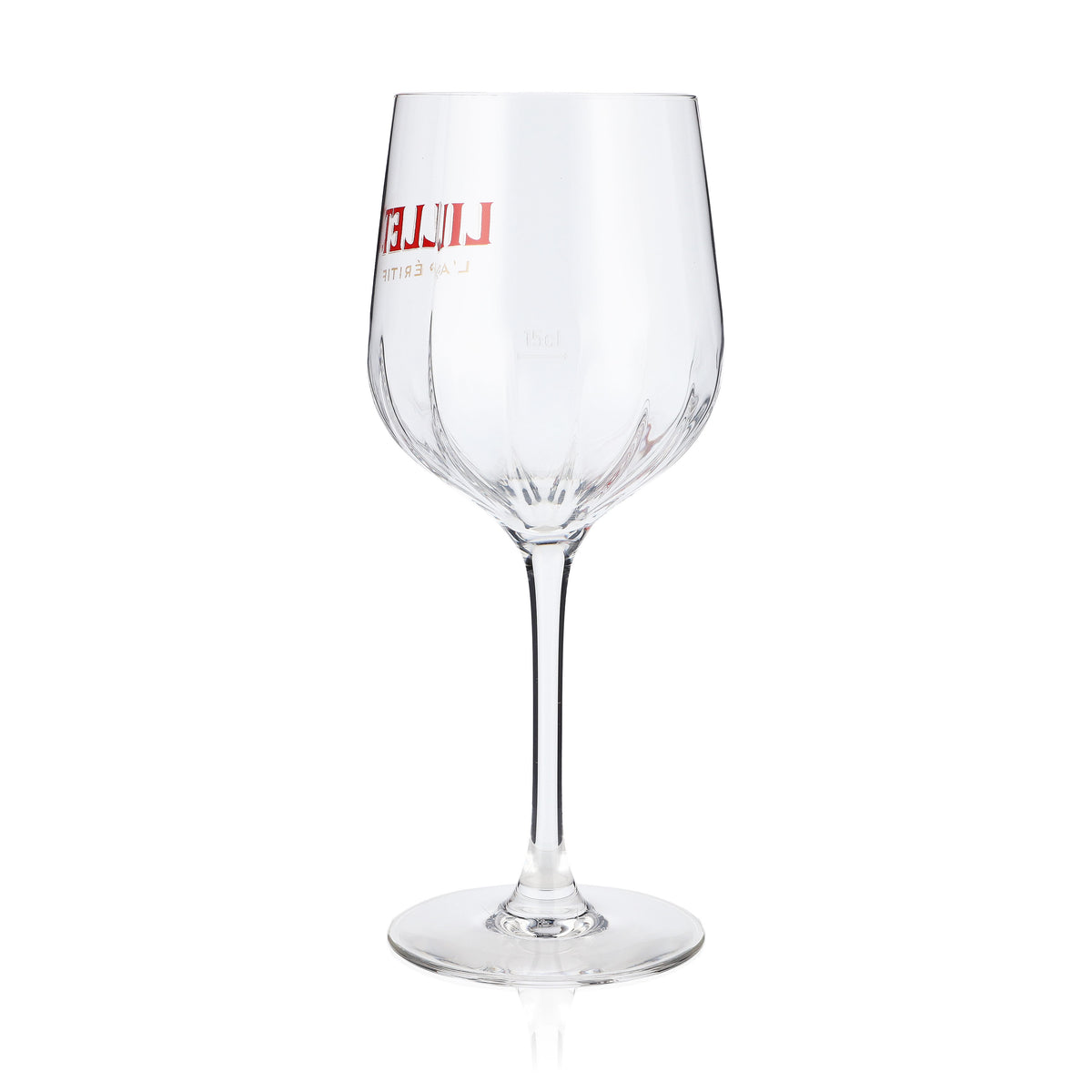 Oryginalny kieliszek Lillet Signature 0,45 l Kieliszek do aperitifu z podziałką i eleganckim reliefowym wzorem – Widok 4