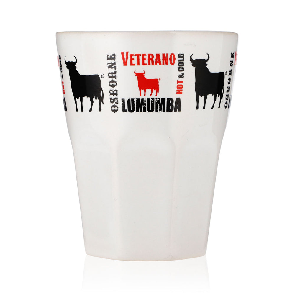 Osborne Veterano Rum Ceramiczne kubki Szklanki białe Lumumba „Osborne”