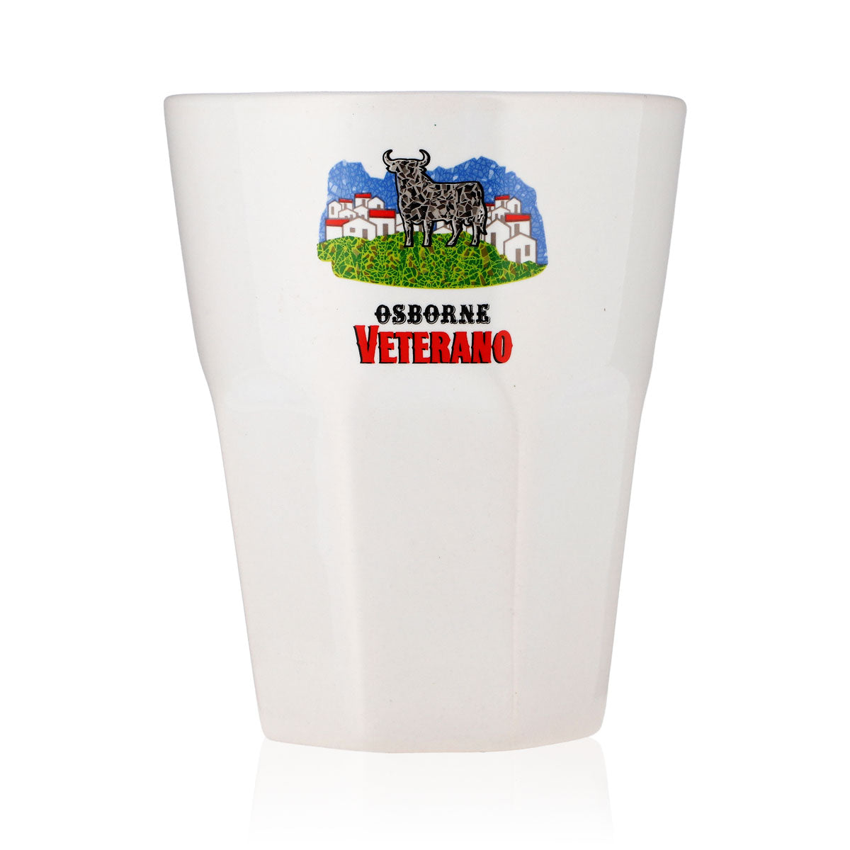 Osborne Veterano Rum Ceramiczne kubki Szklanki białe Lumumba „niebiesko-zielone”