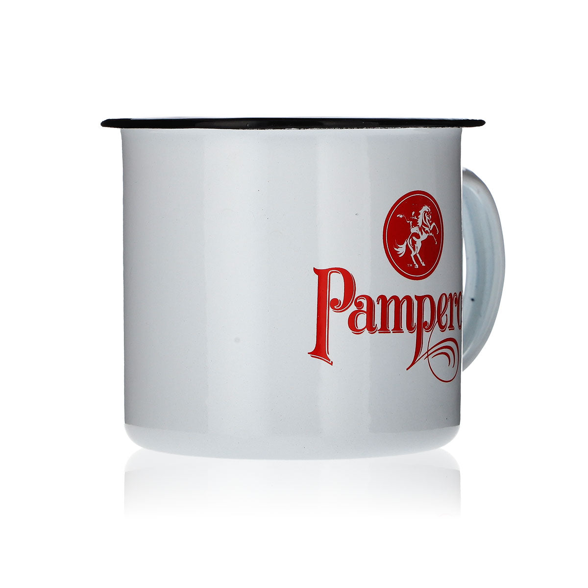 Pampero Rum Emaliowany kubek Kubek do kawy Kubek Moskow Mule Kubek biały – Widok 2