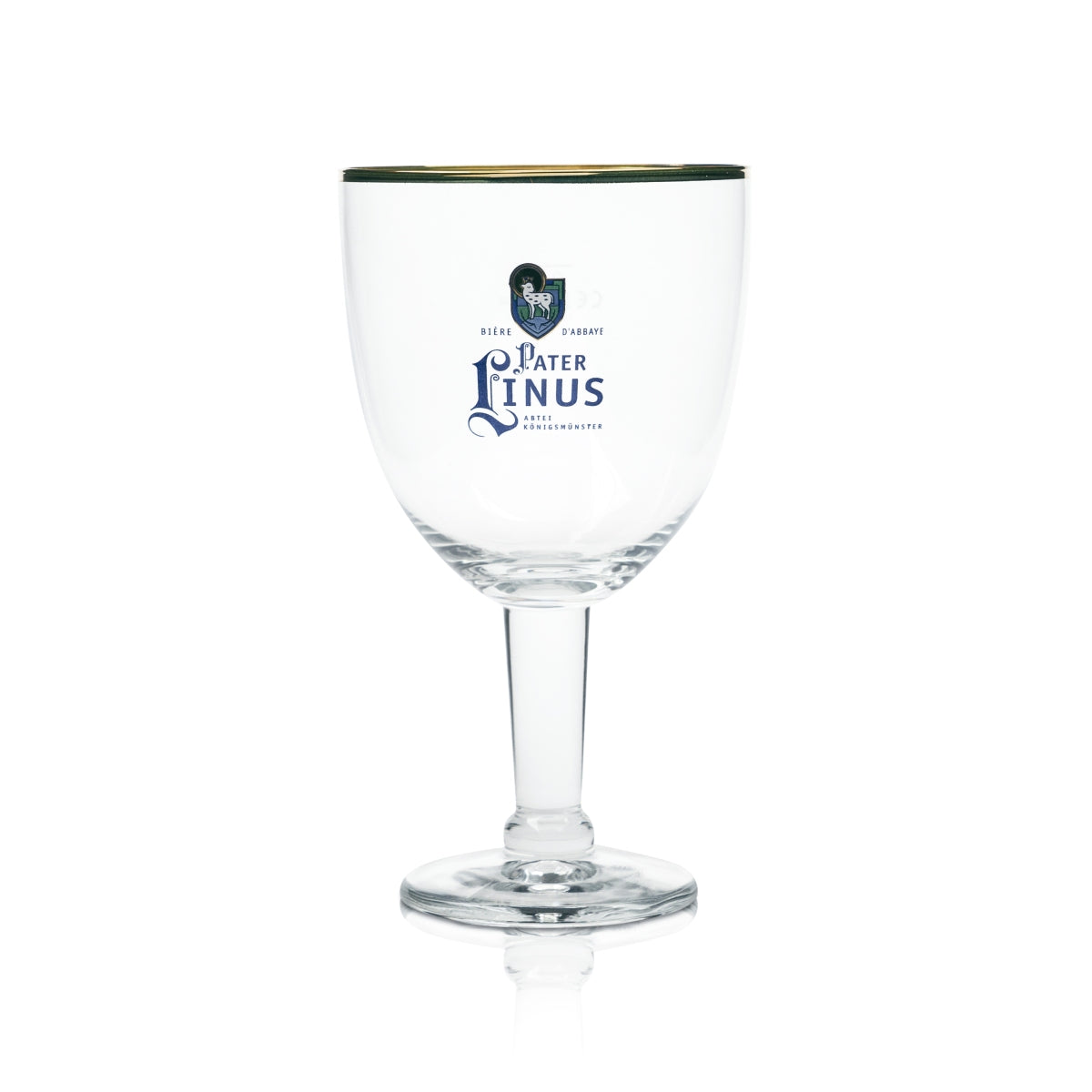 Szklanka do piwa Father Linus 0,5l Abbey Goblet Gold Rim Ritzenhoff Balloon Glasses Abbey