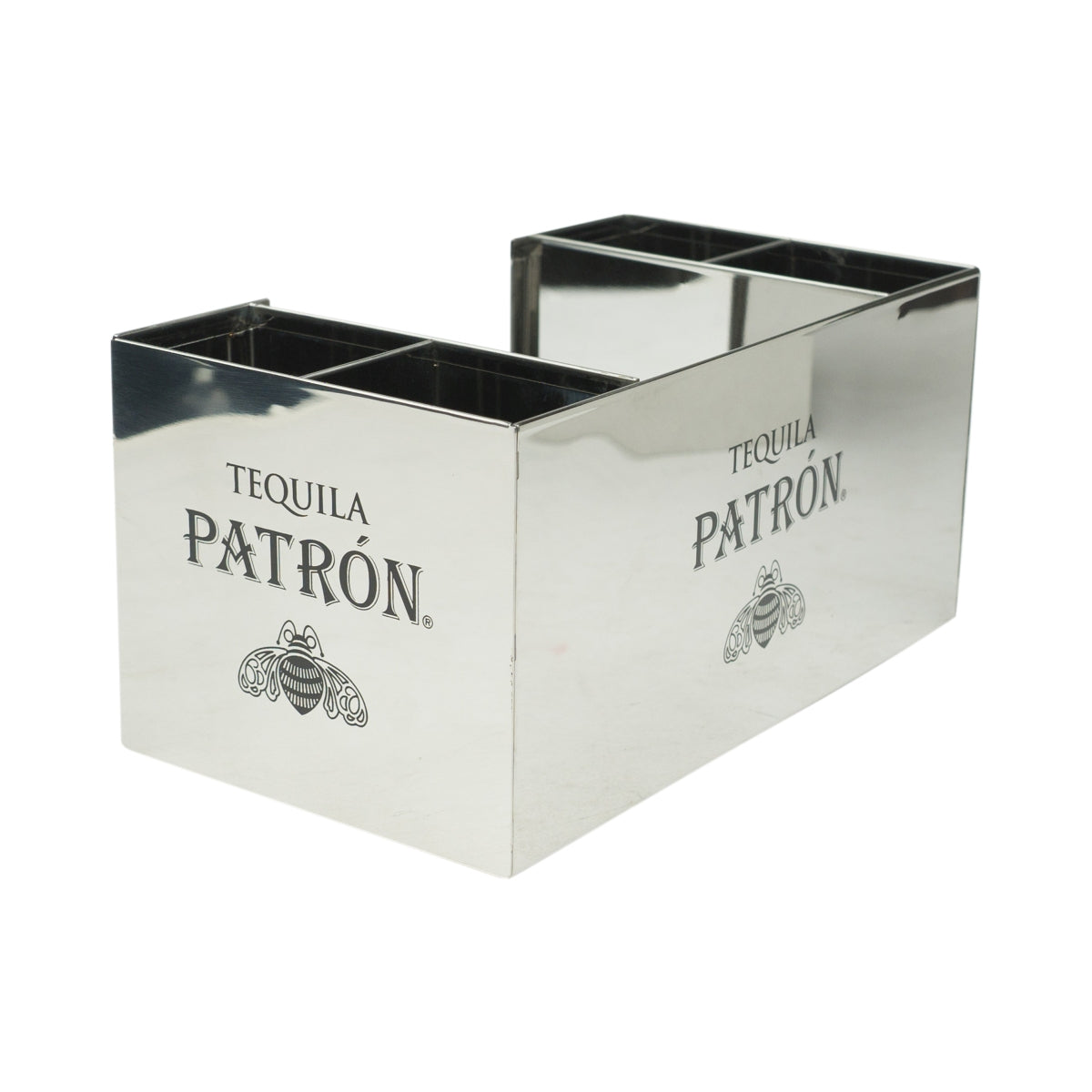 Patron tequila bar caddy metalowy srebrny bar pomocnik sortownik barman dekoracja gastro – Widok 2