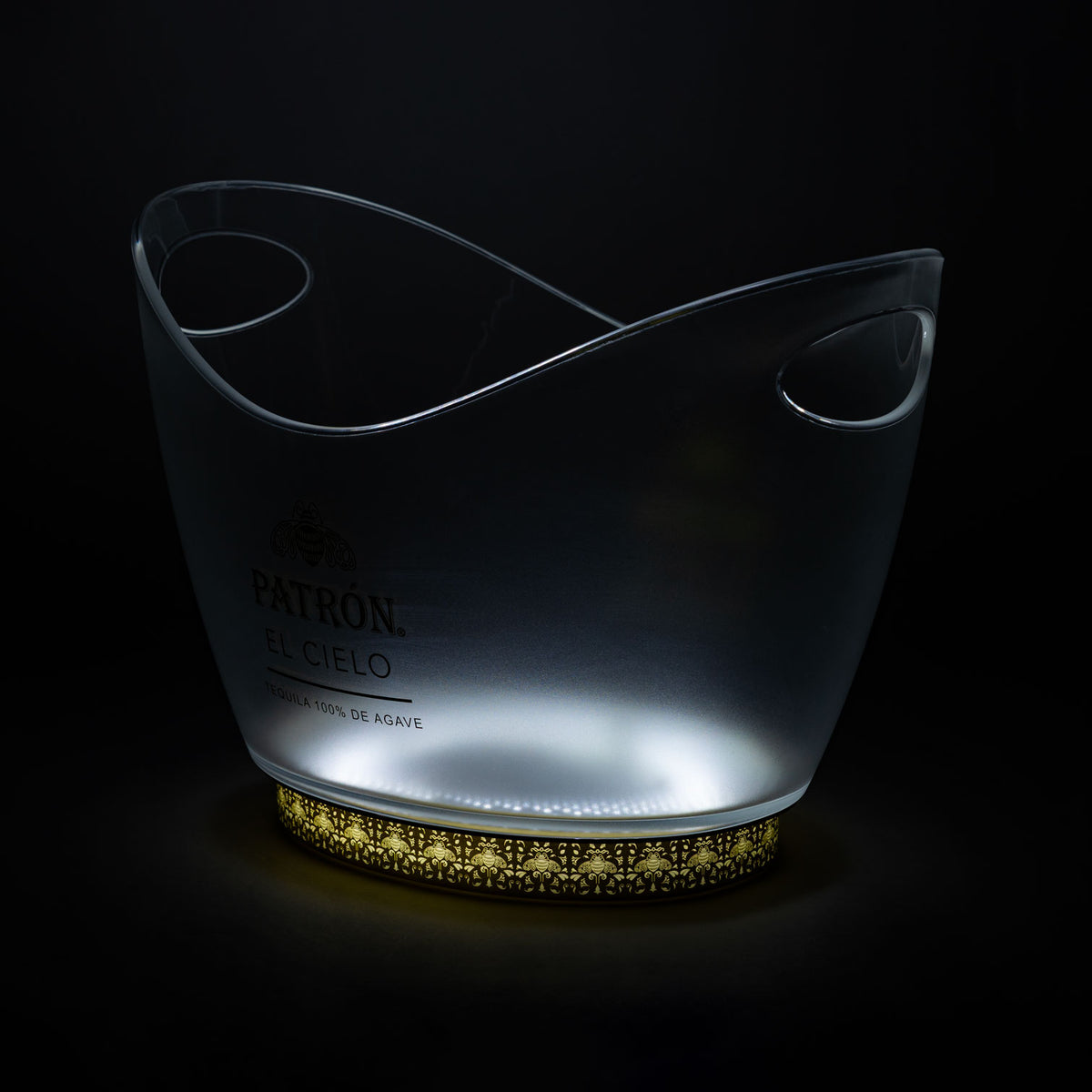 Chłodziarka do tequili Patron LED „EL Cielo Illuminated Ice Bucket” z zasilaczem – Widok 6