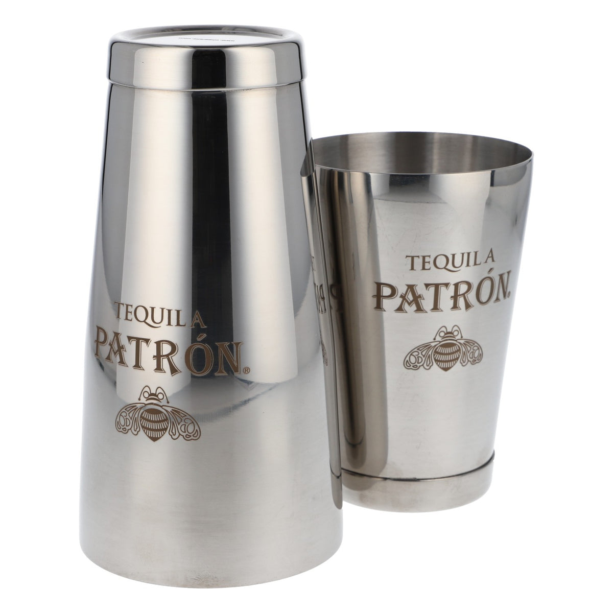 Patron Tequila Shaker Mixer Akcesoria barowe Koktajl Stal nierdzewna Srebrny – Widok 5