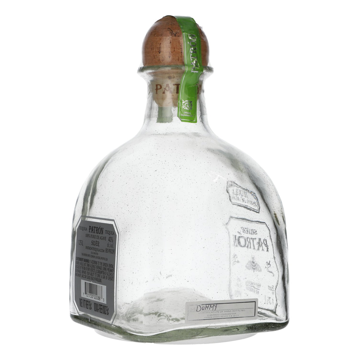 Butelka dekoracyjna Patron Tequila Showflasche 1,7 l Silver Mexico 40% obj. z korkiem – Widok 3