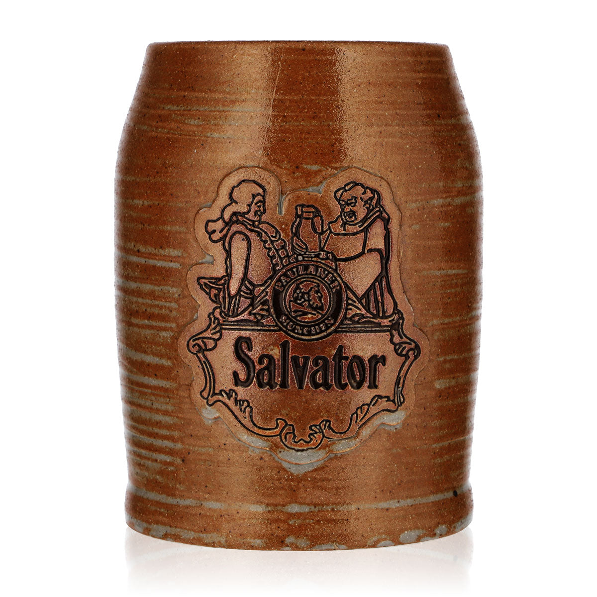 Szklanka do piwa Paulaner 0,73 l, gliniany kufel Salvator