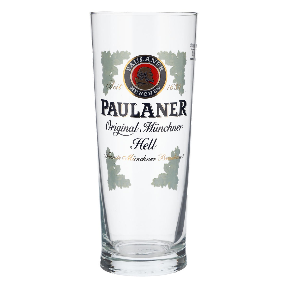 Kieliszek do piwa Paulaner Kieliszek monachijski 0,5 l jasny Kieliszek z graffiti i długopisem
