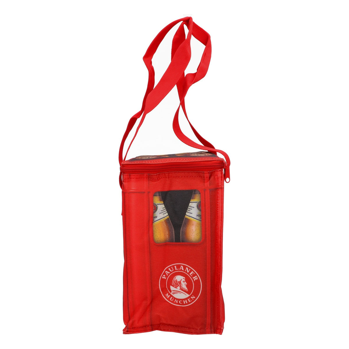Torba termiczna na piwo Paulaner Coller Bag Icebag Retro Camping Torba plażowa czerwona – Widok 3