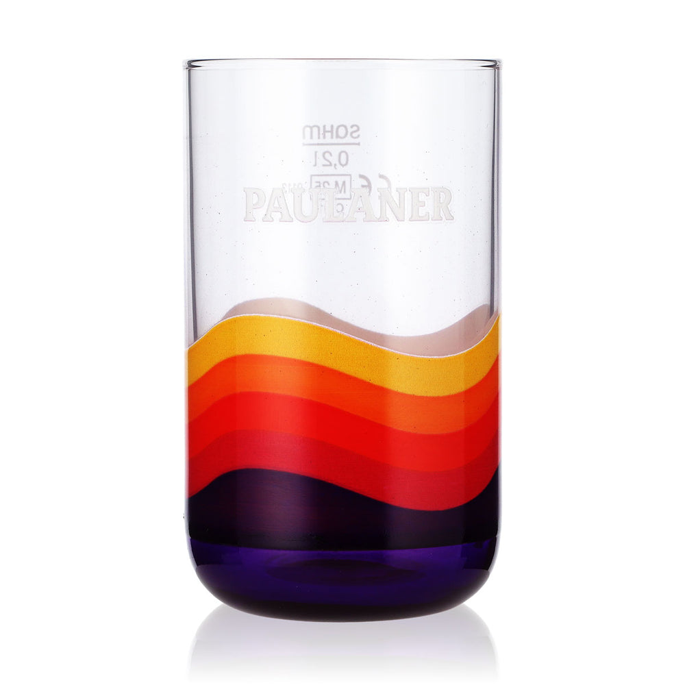 Napój bezalkoholowy Paulaner Cola-Mix, szklany kubek o pojemności 0,2 l, z okrągłym dnem – nowy wzór Sahm