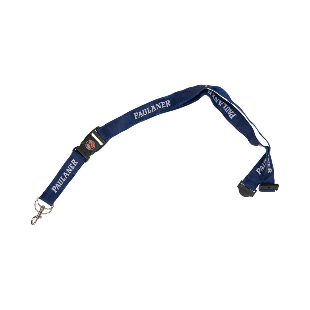 Paulaner Lanyard Batchholder Blue Carabiner Clip Accessoir Chain