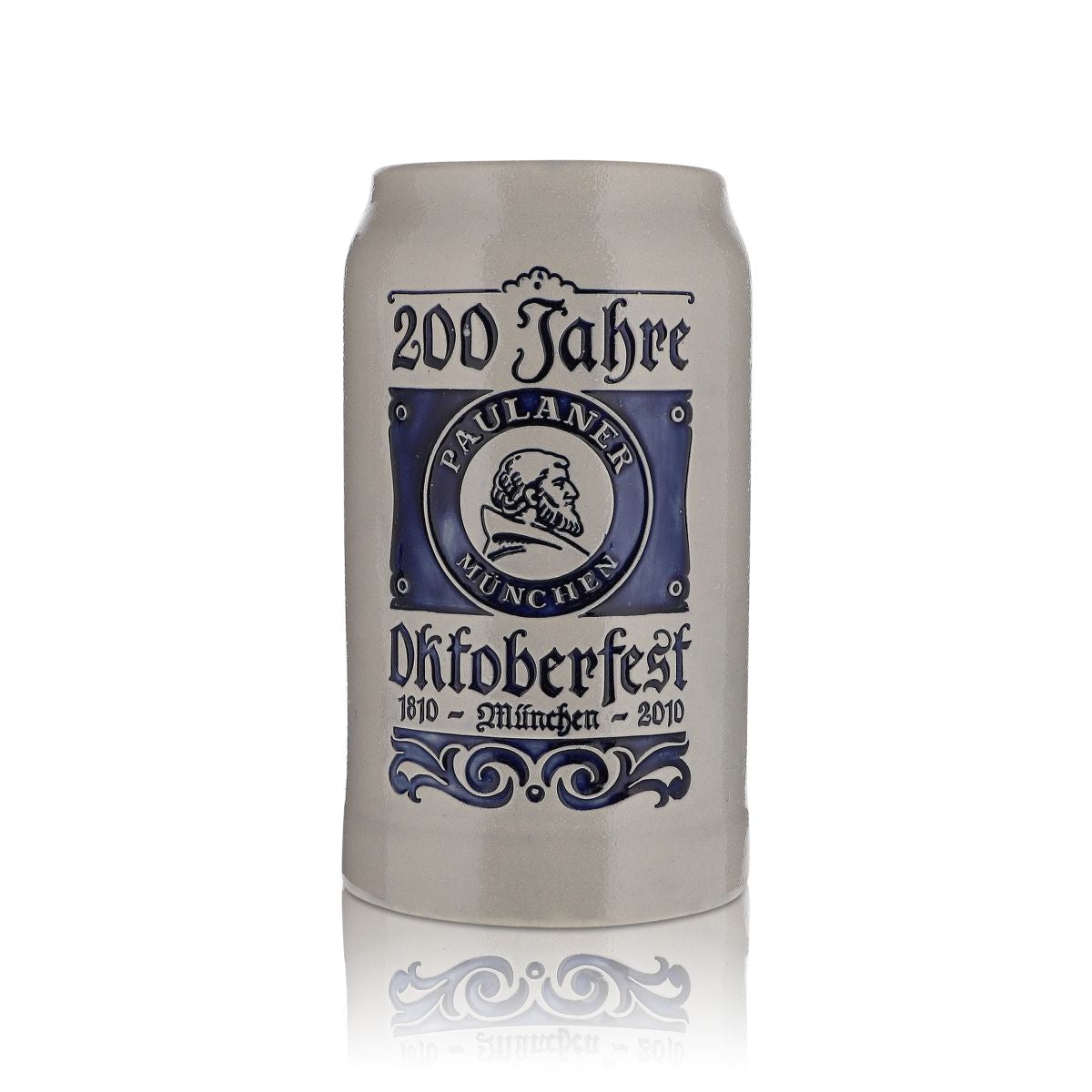 Paulaner Tonkrug Kolekcjonerski kufel 1 l Humpen Seidel Szklanki 200 lat Oktoberfest