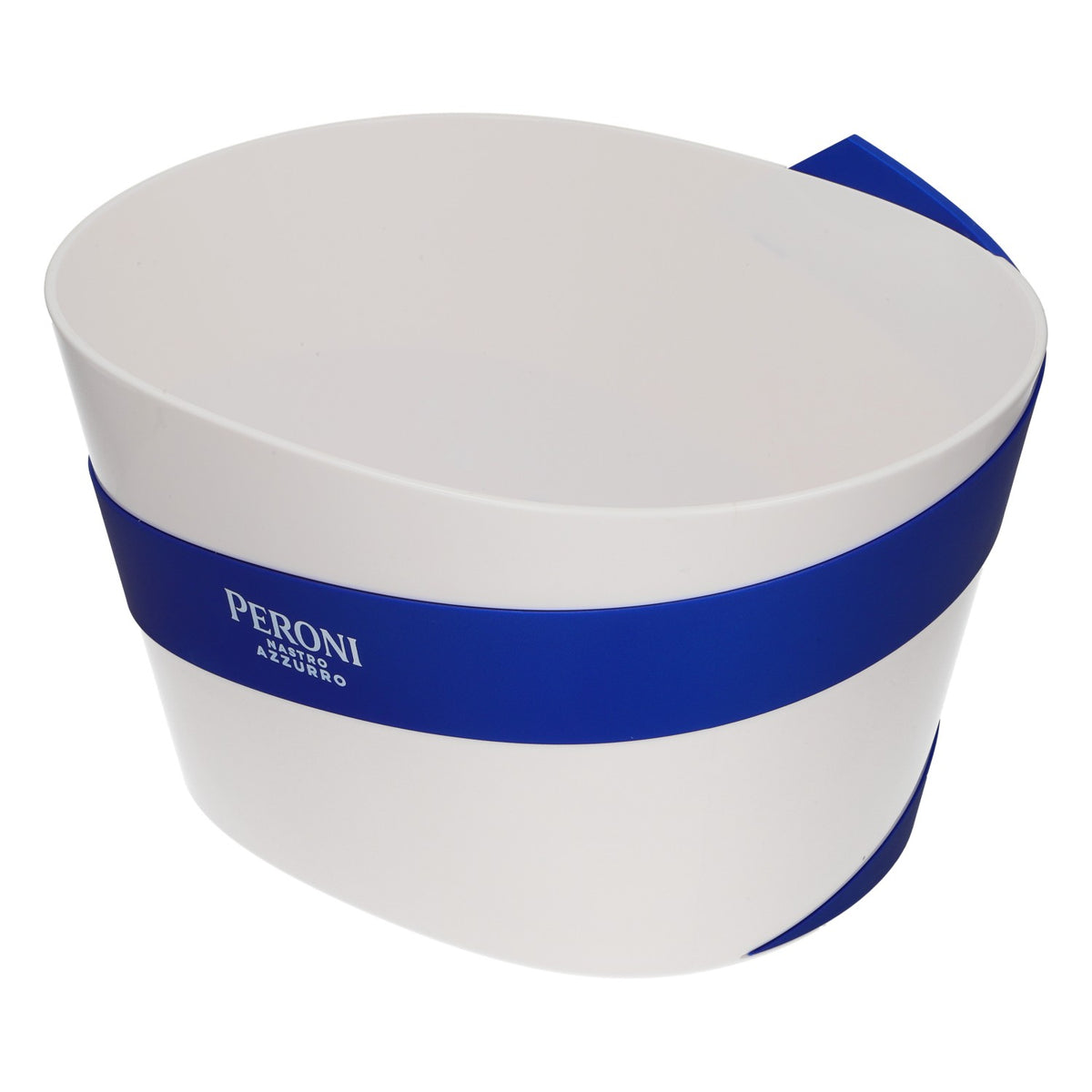 Chłodziarka do butelek piwa Peroni Nastro Azzurro 32 x 26 x 20 cm, biało-niebieska – Widok 4