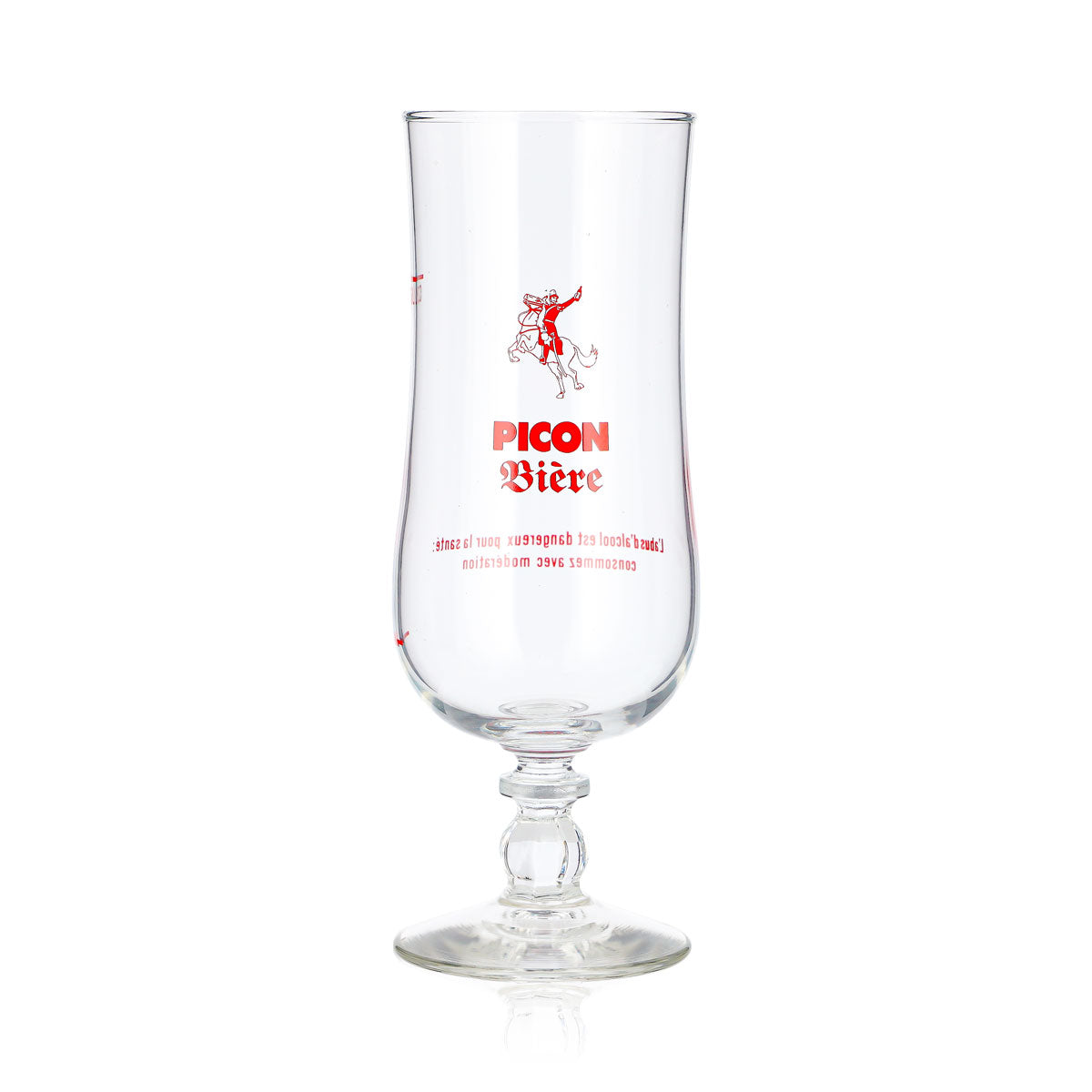 Szklanka do piwa Picon 0,25 l, puchar, czerwone logo, Durobor Windsor