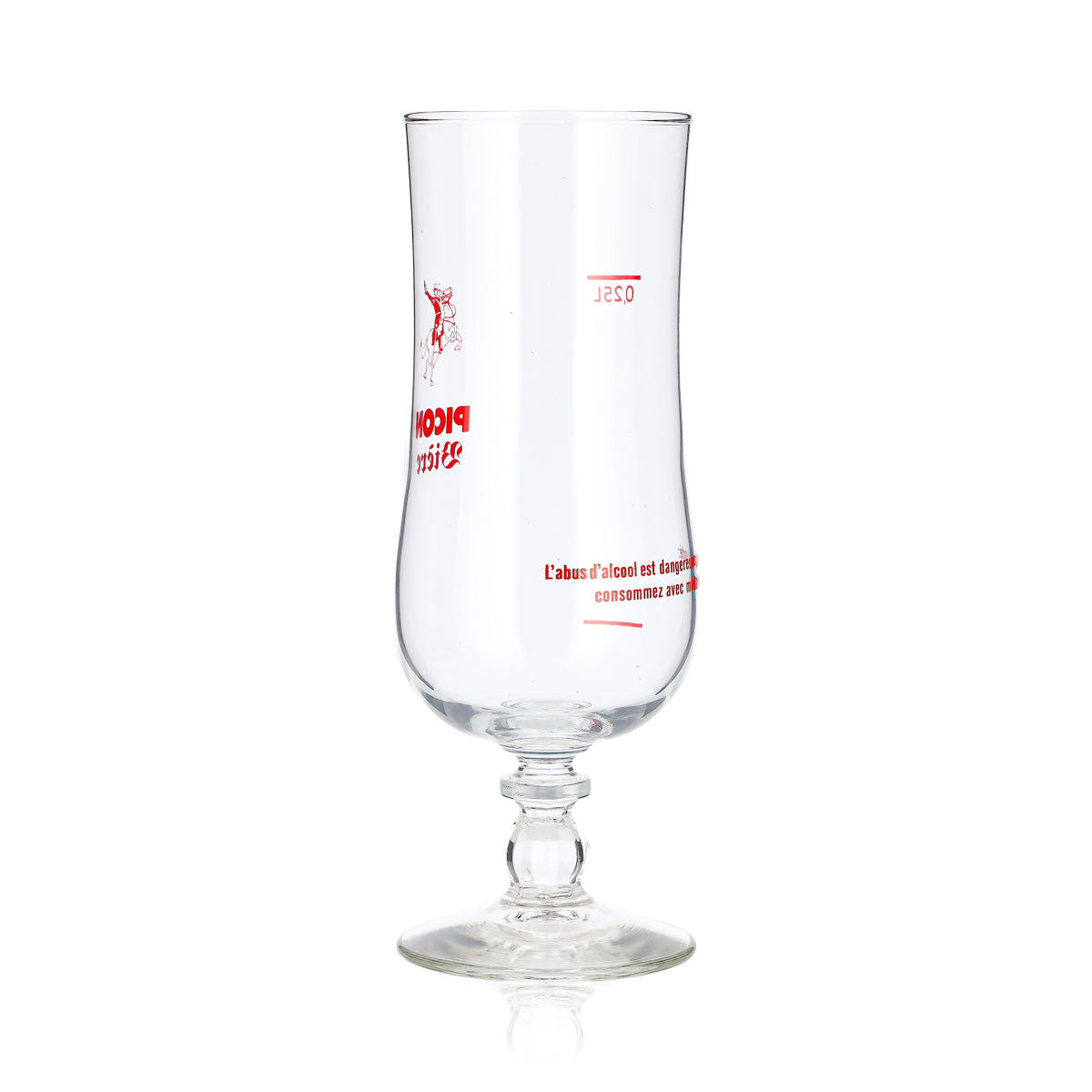 Szklanka do piwa Picon 0,25 l, puchar, czerwone logo, Durobor Windsor – Widok 4