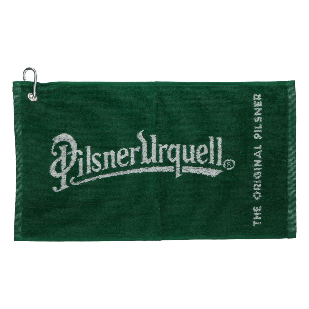 Ręcznik do twarzy z motywem piwa Pilsner Urquell, 52 x 29 cm