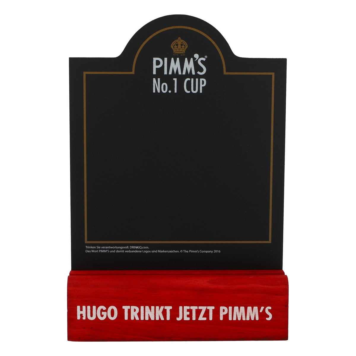 Pimms Likör Stojak stołowy Uchwyt na menu Tablica kredowa Teraz Pimm´s – Widok 2