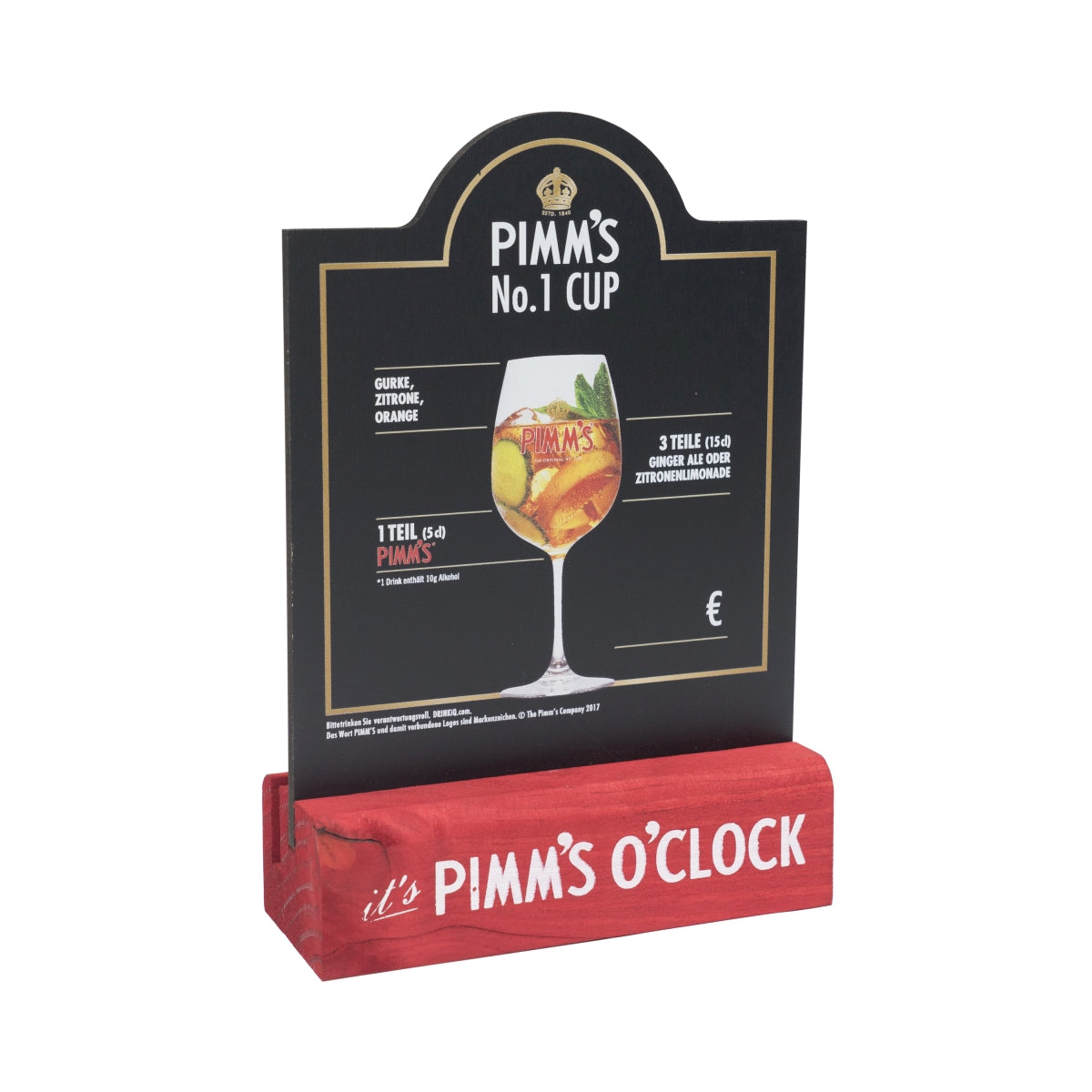 Stojak na kartę menu Pimms tablica kredowa bistro bar gastro hotel – Widok 2
