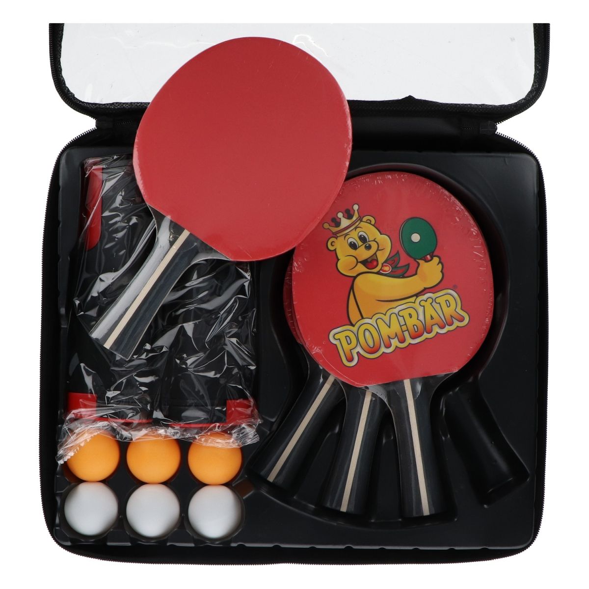 Zestaw do ping-ponga Pombär Rakietki Piłeczki Siatka Ping pong Zabawki Merch – Widok 2