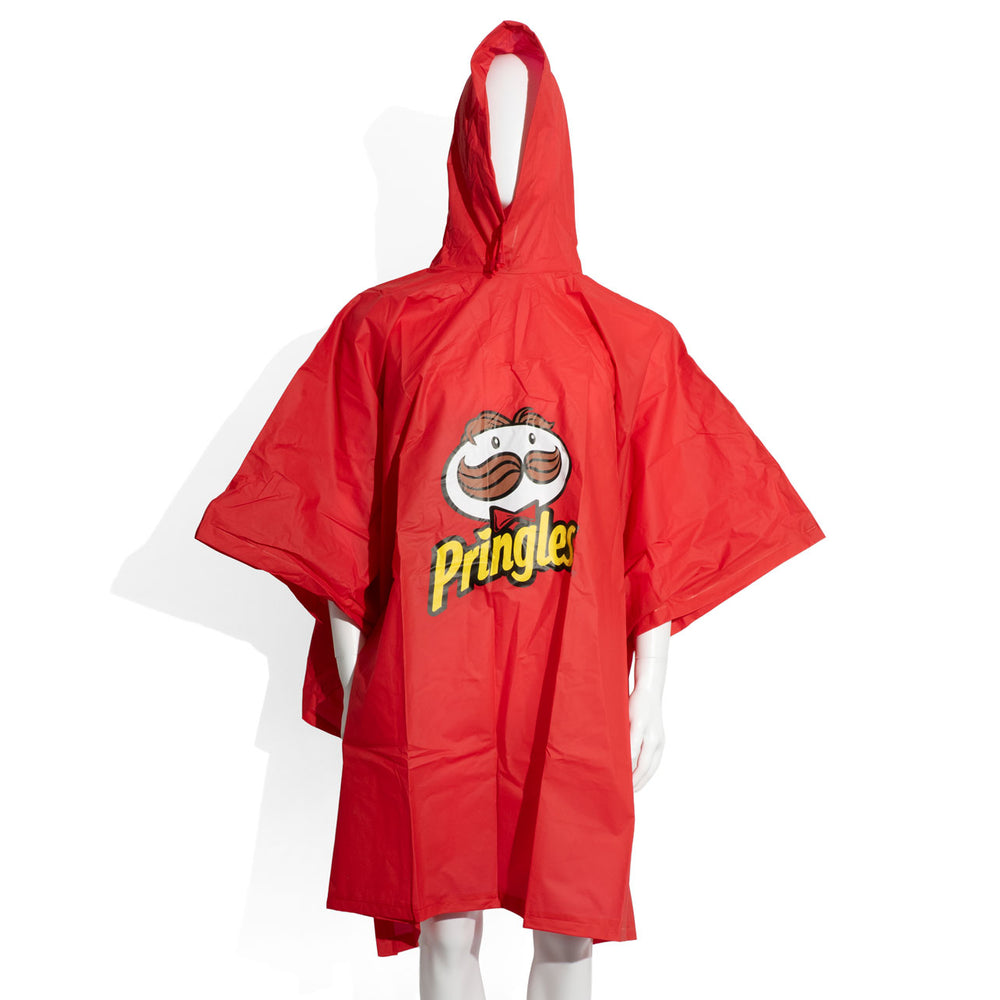Pringles Müsli Deszczowy ponczo Festiwal Ochrona przed deszczem Outdoor Kapucha Czerwony