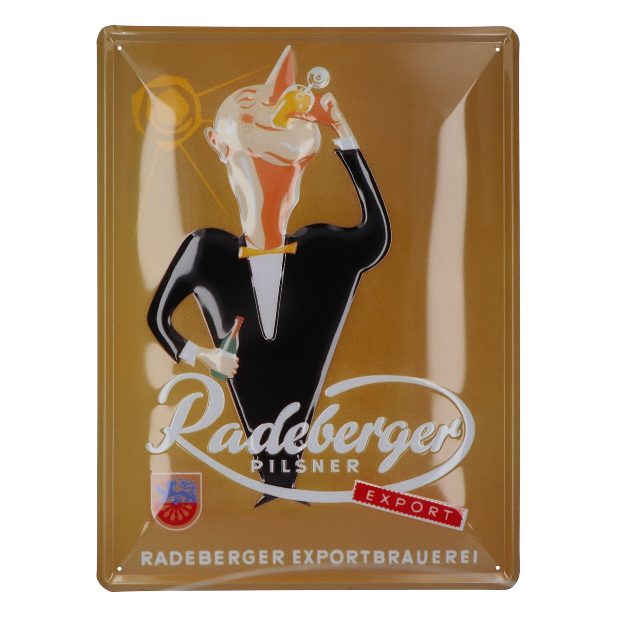Radeberger Bier Metalowa tabliczka reklamowa „Radeberger Export”