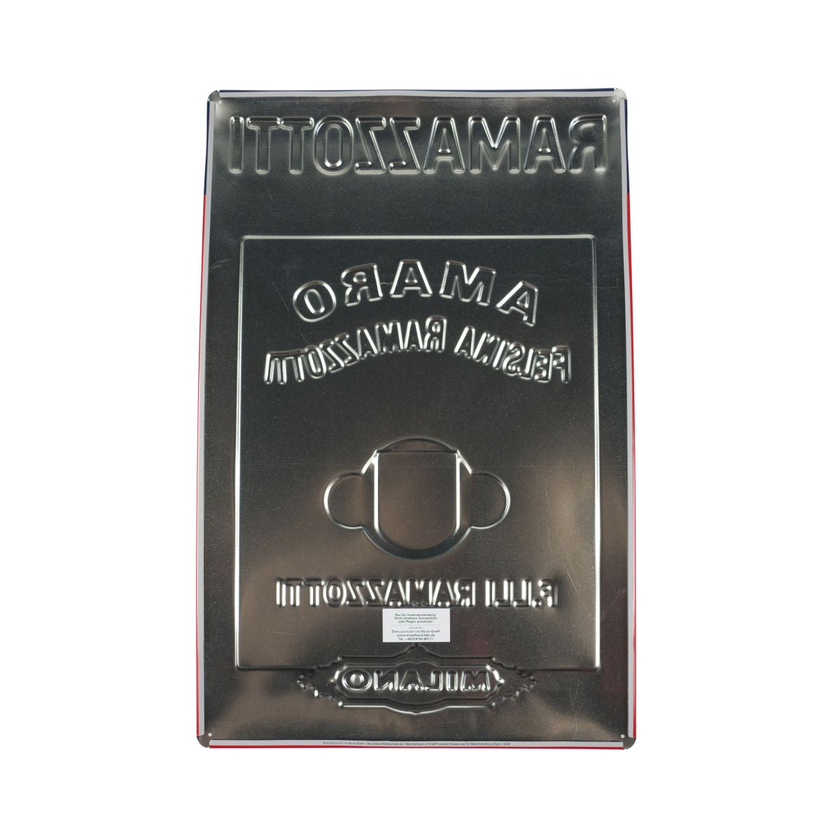 Ramazzotti blaszany znak ścienny 50x33cm dekoracja Milano Włochy Gastro salon – Widok 2