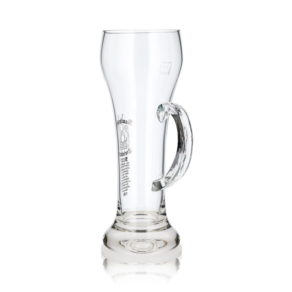 Szklanka do piwa Rauchenfels 0,5 l, puchar z uchwytem, wzór Rastal – Widok 4
