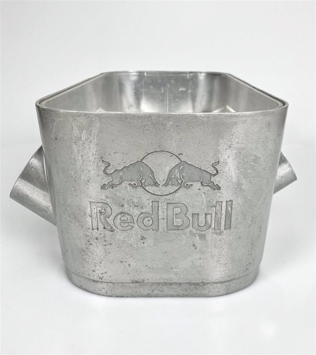 Red Bull Energy Chłodziarka do butelek Pojemnik na kostki lodu Blok silnika Metal