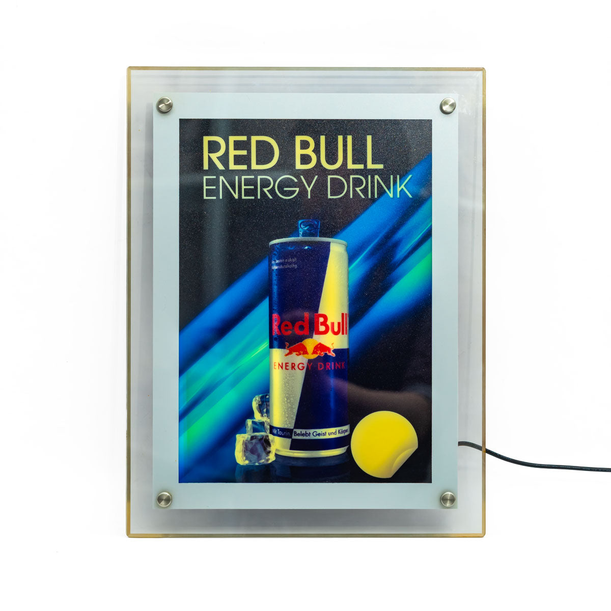 Reklama świetlna Red Bull Energy 37 x 28 cm LED wraz z zasilaczem w ramce A4 – Widok 2