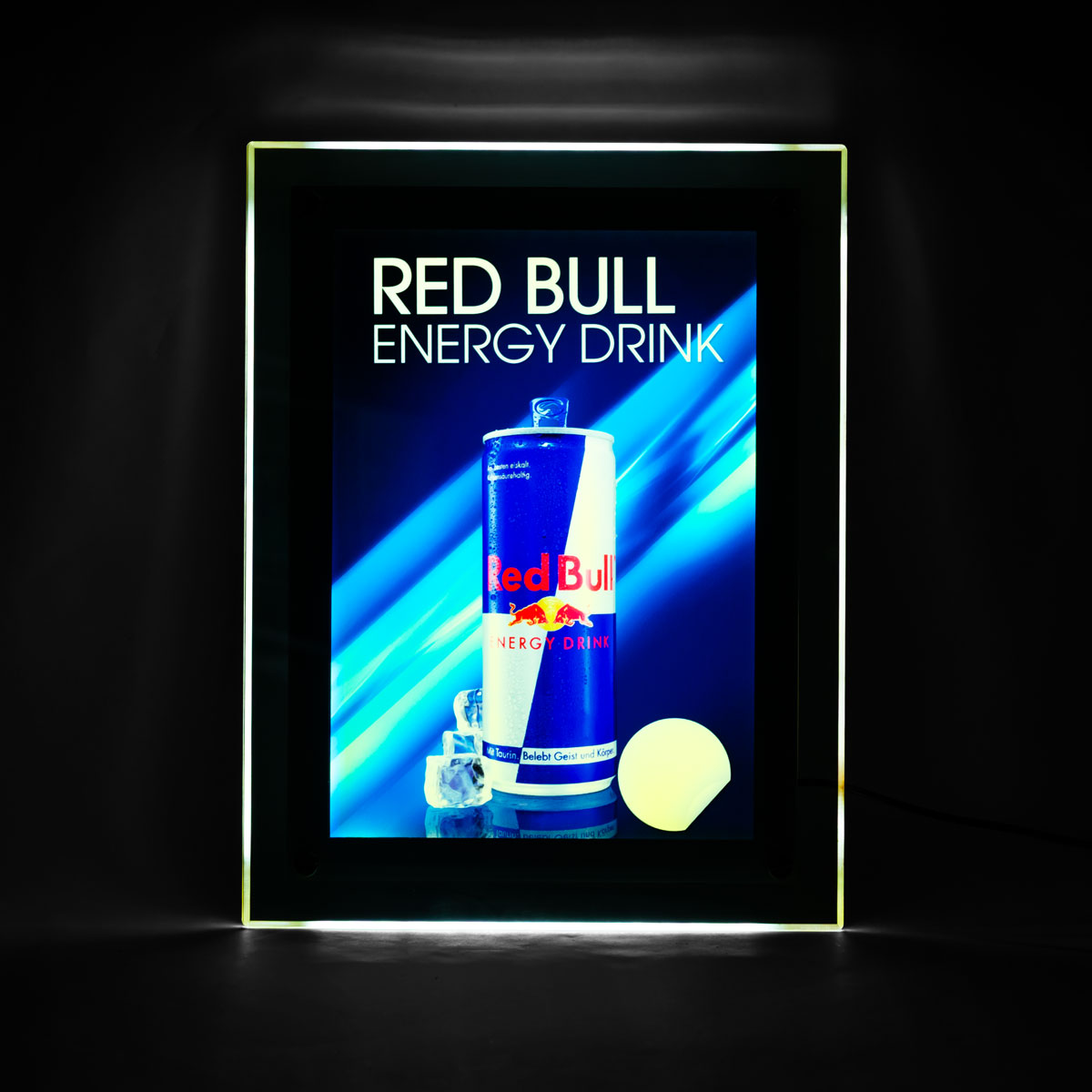 Reklama świetlna Red Bull Energy 37 x 28 cm LED wraz z zasilaczem w ramce A4 – Widok 4
