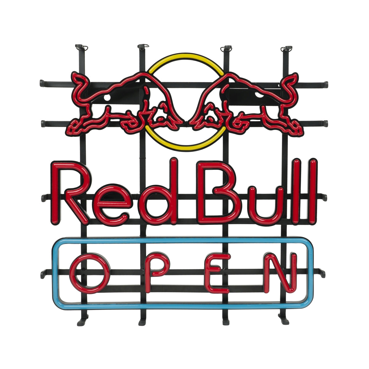 Red Bull Energy neon OPEN 56x56cm neon LED tablica ścienna bar – Widok 2