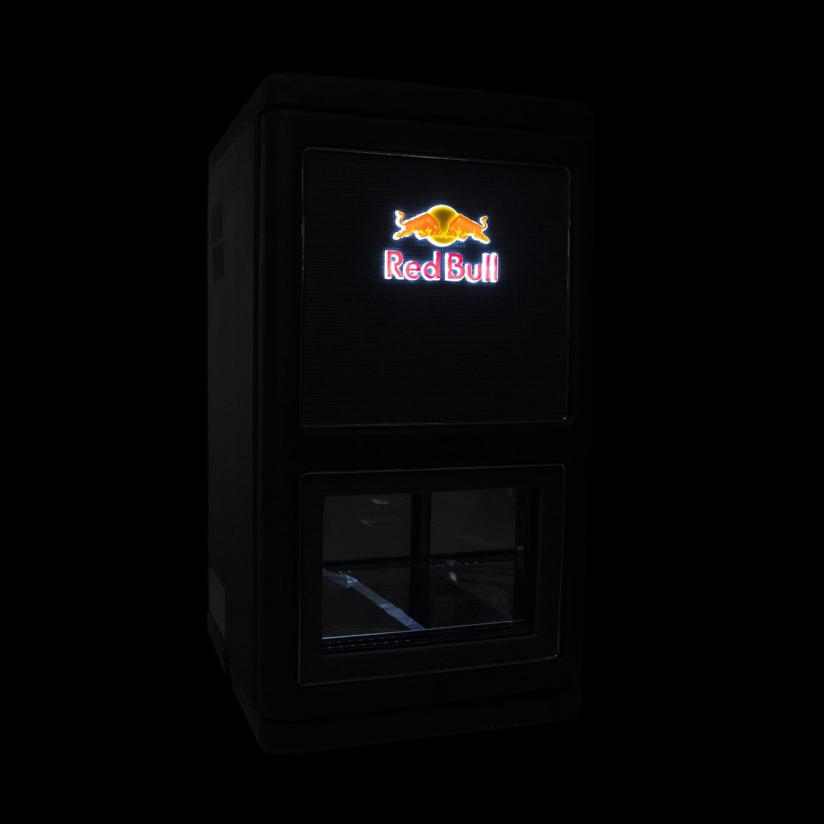 Red Bull Lodówka DJ Cooler Wzmacniacz Lodówka LED Gastro Rzadkie czarne puszki – Widok 3