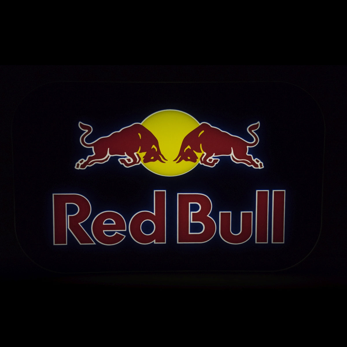 Neon Red Bull podświetlany znak Light Box dekoracja ścienna atmosfera LED Lumi Bar – Widok 2