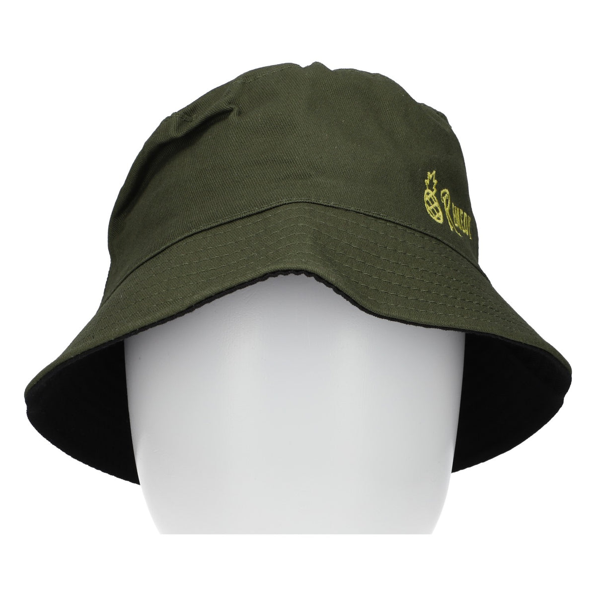 Remedy Rum Kapelusz rybaka Dwustronny Czarny/oliwkowy Unisex Jeden rozmiar – Widok 2