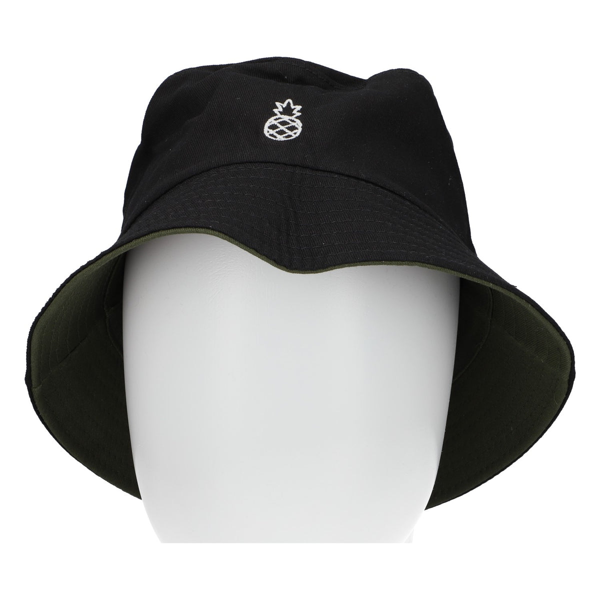 Remedy Rum Kapelusz rybaka Dwustronny Czarny/oliwkowy Unisex Jeden rozmiar – Widok 4