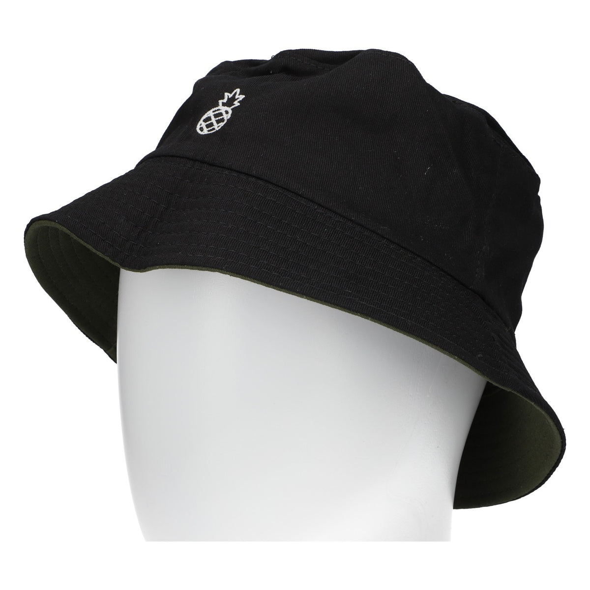 Remedy Rum Kapelusz rybaka Dwustronny Czarny/oliwkowy Unisex Jeden rozmiar – Widok 5