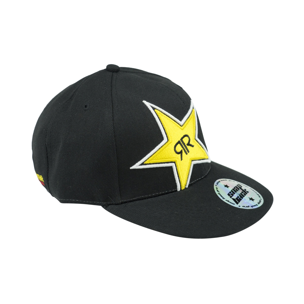 10x Czapka z daszkiem Rockstar Energy Cap Snap Basecap Back Czarna Czapka unisex BMX – Widok 2