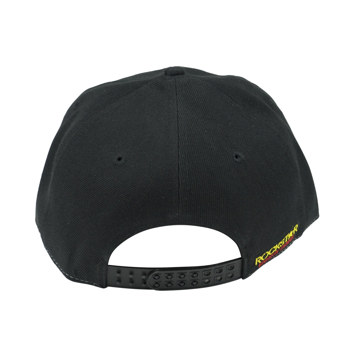 10x Czapka z daszkiem Rockstar Energy Cap Snap Basecap Back Czarna Czapka unisex BMX – Widok 4
