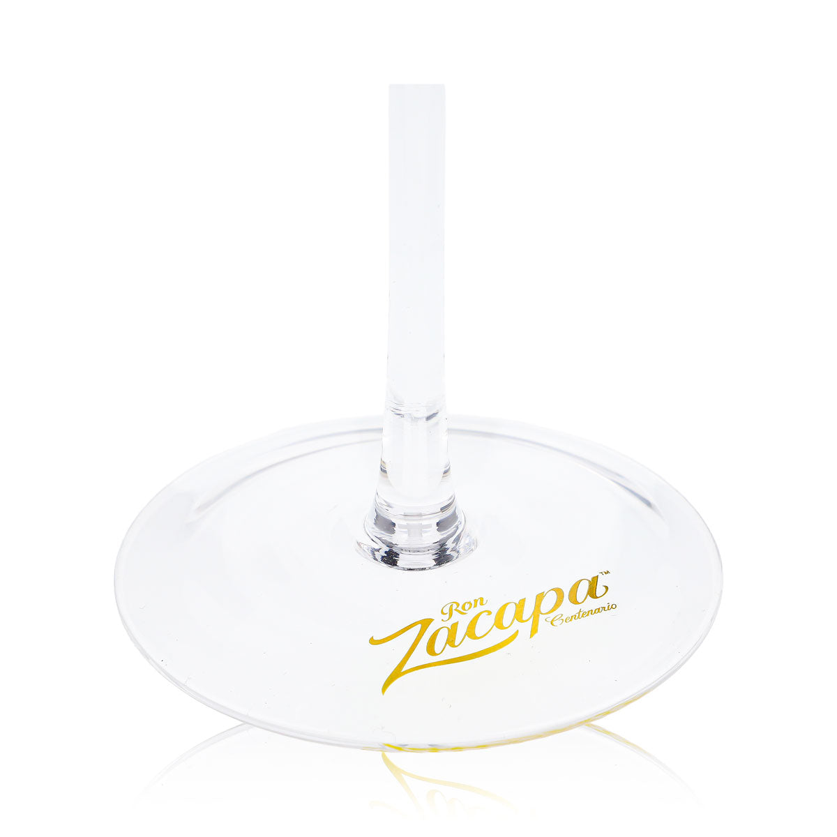 Szklanka do rumu Ron Zacapa 0,28 l, szklanka w kształcie kielicha, z żółtym logo – Widok 4