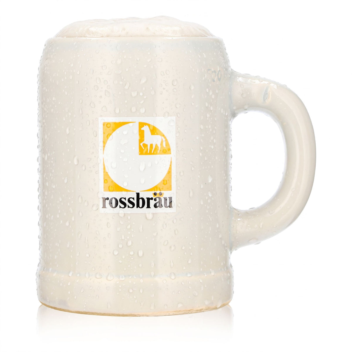 Szklanka do piwa Rossbräu 0,37 l, gliniany kufel