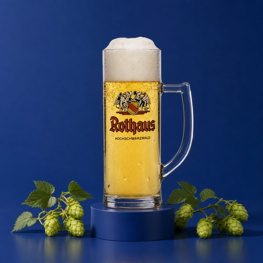 Rothaus szklanka do piwa 0,5l kufel Badner Seidel szklanki browar Pils Zäpfle Gastro