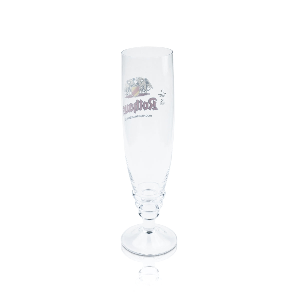 Rothaus Glass 2L XL Cup Tulip Beer Glasses Baden Black Forest Pils Brewery Pils – Widok 2
