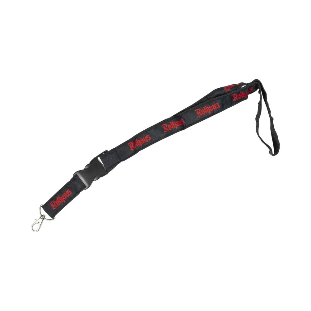 Rothaus Lanyard Batchholder Black Red Clip Carabiner Accessoir