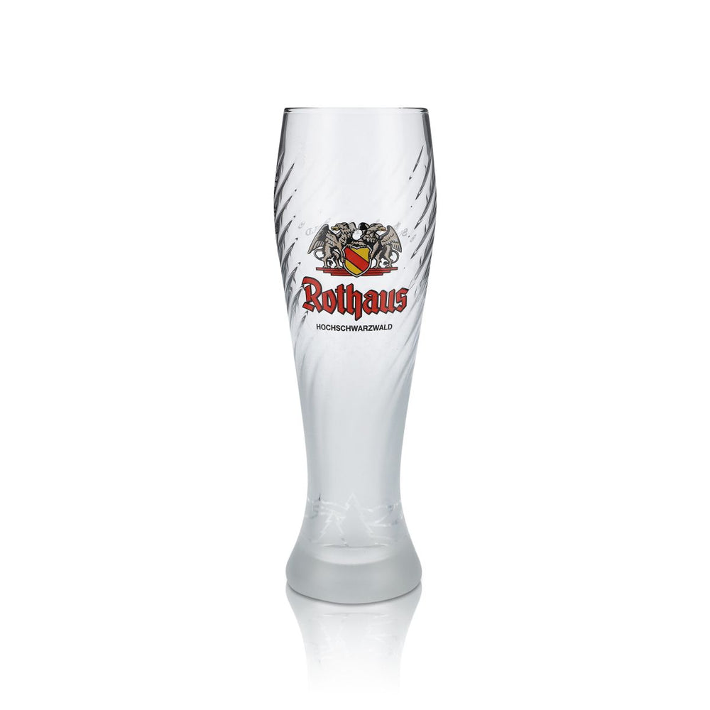 Szklanka do piwa pszenicznego Rothaus 0.3l Hefeweizen goblet Szklanki Frosted Design