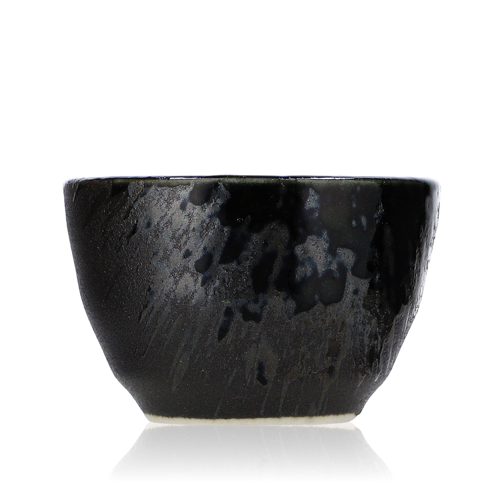 Kieliszek do sake 0,03 l Kieliszek Stamper Krótka czasza Czarny Ceramika