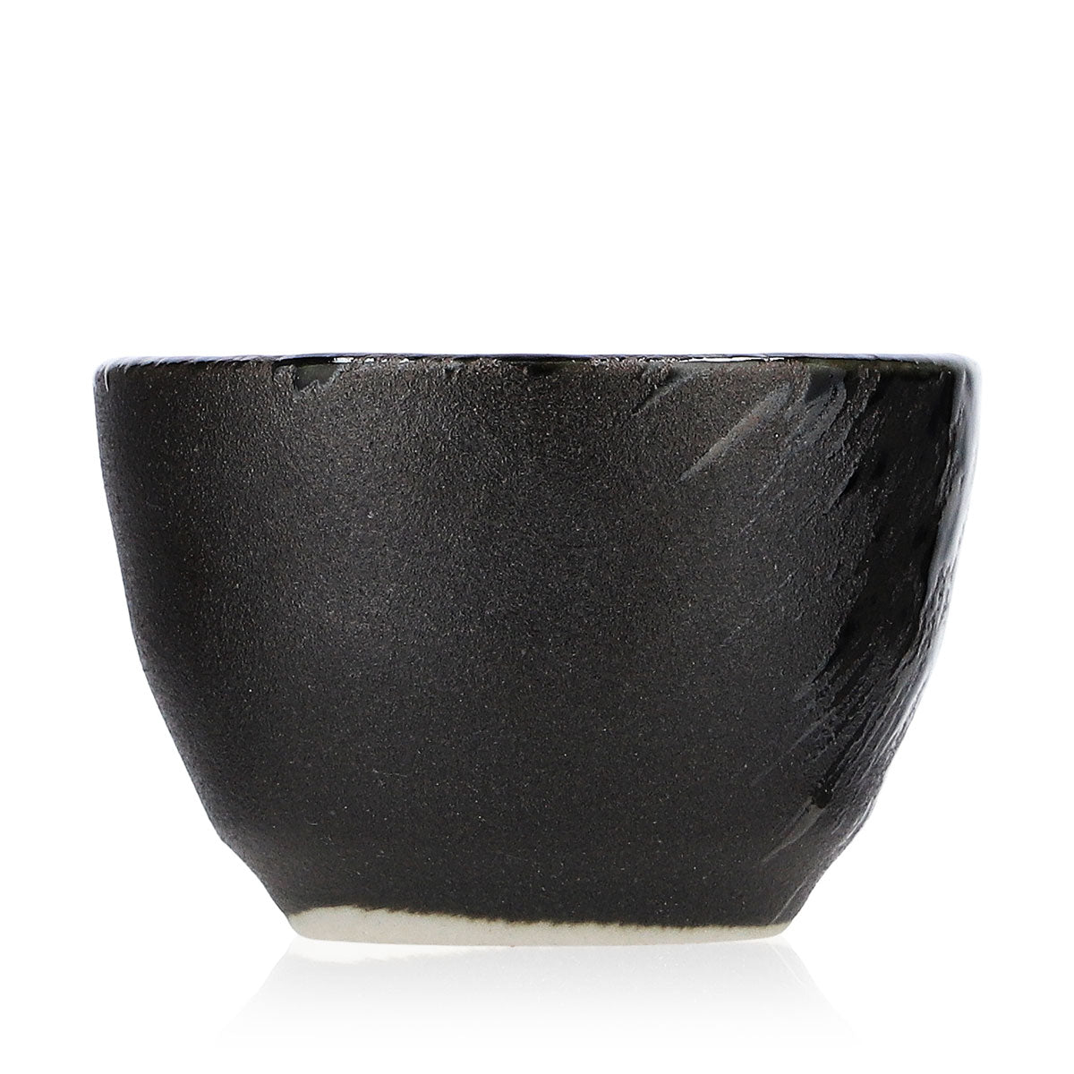Kieliszek do sake 0,03 l Kieliszek Stamper Krótka czasza Czarny Ceramika – Widok 2