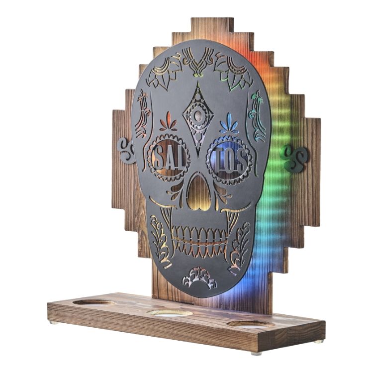 Salitos Bottle Glorifier LED Skull Bottle Display Bar Party Club Bartool Deco – Widok 4