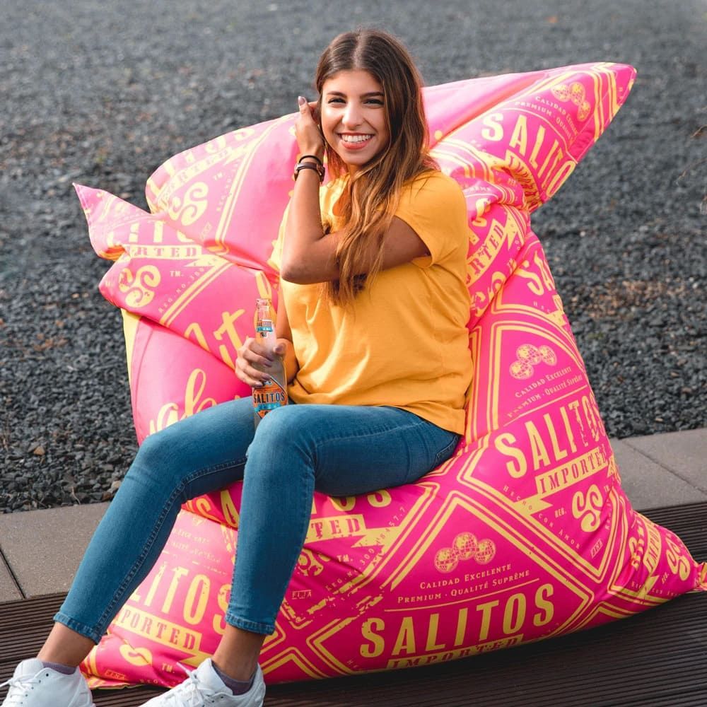 Poduszka do siedzenia Salitos Beanbag Duża poduszka do siedzenia na zewnątrz Meble wypoczynkowe Chill Fotel Sofa