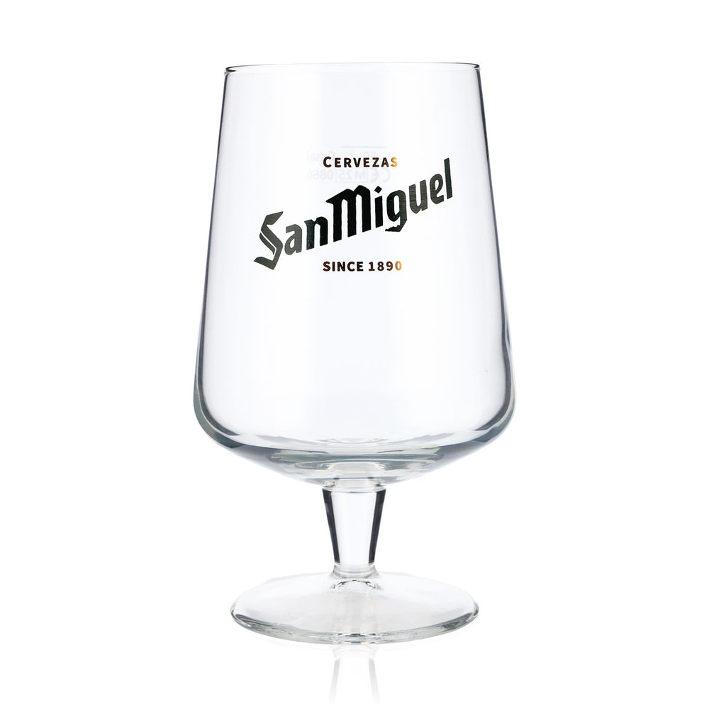 Kieliszki do piwa San Miguel Kieliszki do piwa 0,5 l Kieliszki z zielonym logo